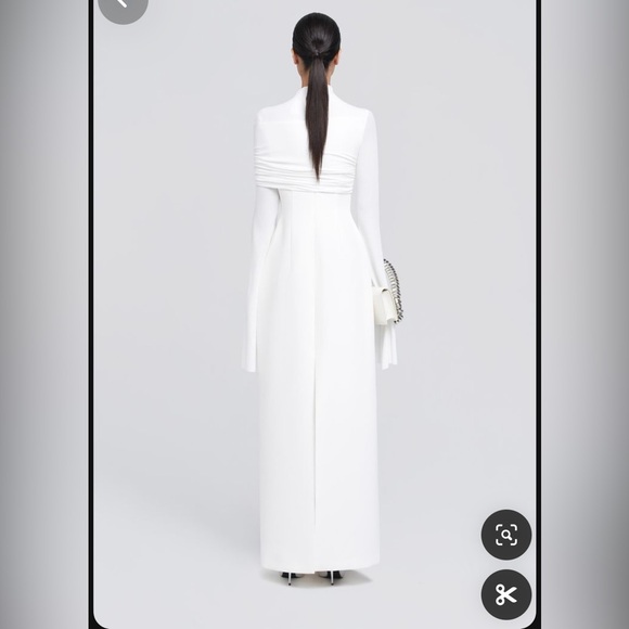 Sally M. Hajjar Chats By C.dam Dress long sleeve maxi evening gown - Picture 3 of 15